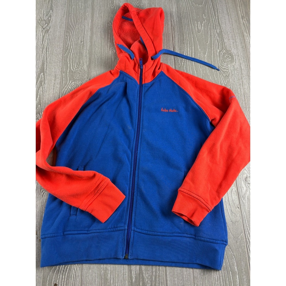 Boise State Broncos Columbia Full Zip Hoodie Blue Orange XL XL2303